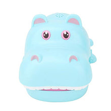 Load image into Gallery viewer, Pssopp Hippo Bite Finger Toy Practical Jokes Hippo Mouth Bite Finger Game Interactive Kids Family Toys Bite Finger Board Game Kids Toys(Blue)
