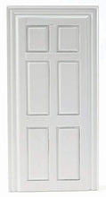 Load image into Gallery viewer, Factory Direct Craft Dollhouse Miniature White False Door for Creating and Decorating or Building Dollhouses
