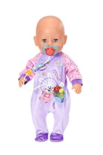 Load image into Gallery viewer, Baby Born 830017 Baby Birthday Interactive Magic Dummy 43 cm-for Toddlers 3 Years and Up-Opens and Closes Doll&#39;s Eyes Includes Dummy and Colourful Chain
