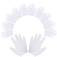 Load image into Gallery viewer, Olgaa 6 Pairs Kids Costume Gloves Cotton White Glovesfor Costume Party Halloween Accessory

