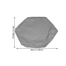 Load image into Gallery viewer, Hemoton 1 Pc Sandbox Cover Hexagon, Oxford Sandpit Pool Cover, Hexagon Sandbox Protection Cover Square Protection Beach Canopy, Sandpit Pool Cover for Outdoor Garden
