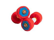 Load image into Gallery viewer, WOD Toys Baby Dumbbell Plush Dumbell with Rattle &amp; Sensory Sounds  Safe, Durable Fitness Toy for Newborns, Infants and Babies (2)
