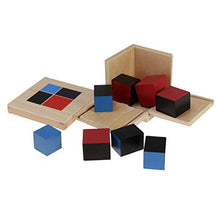 Load image into Gallery viewer, Jili Online Montessori Teaching Material Binomial Cube Set Boys Girls Wooden Toys Gift
