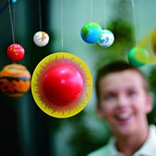 Load image into Gallery viewer, 3D Glow-in-The-Dark Solar System Mobile Making Kit
