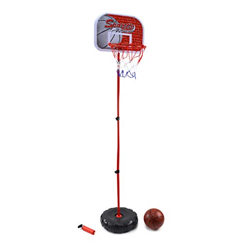 Basketball Toy Sports for Kids - Basketball Hoop with Stand - Includes Ball, and Pump - Recommended Ages 3+