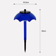 Load image into Gallery viewer, Academyus Lawn Light Control Waterproof ABS Mini Umbrella Solar Lawn Light Garden Blue
