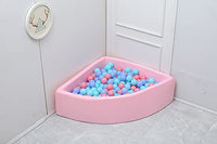 TeinJin Foam Ball Pit for Toddler/Kid Memory Foam Soft Quarter Angular Pool