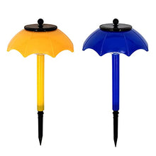 Load image into Gallery viewer, Academyus Lawn Light Control Waterproof ABS Mini Umbrella Solar Lawn Light Garden Yellow
