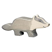 Load image into Gallery viewer, Holztiger Badger Toy Figure
