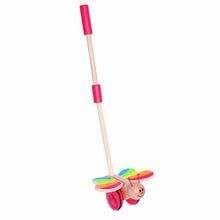 Load image into Gallery viewer, Award Winning Hape Butterfly Wooden Push and Pull Walking Toy
