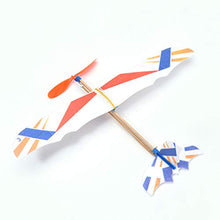 Load image into Gallery viewer, NUOBESTY 3pcs Glider Plane Rubber Band Powered Aircraft Helicopter STEM Educational Project for Prize Reward Birthday Party Favor (Random Pattern)

