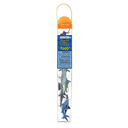 Safari Ltd. TOOB - Pelagic Fish - Quality Construction from Phthalate, Lead and BPA Free Materials - for Ages 3 and Up