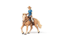 Papo Wild West Horse And Cowgirl , Blue