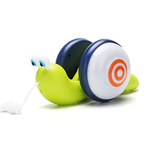Load image into Gallery viewer, NC Pulling line Snail Toddlers Toddler Glowing Music Cartoon Budding Reptile Toys Green-Light Music Color Box
