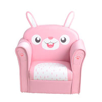 Tesmula gt2-kj Children's Single Sofa Cute Series Rabbit Model Dark Pink