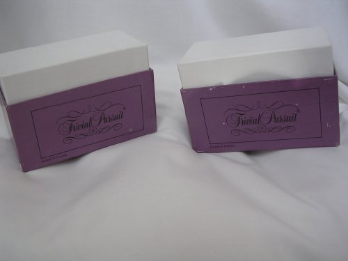 Trivial Pursuit The Vintage Years Subsidiary Card Set ; 2 Card Boxes for use with The Master Game