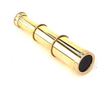 Load image into Gallery viewer, Yaman Antique 6 Inch Pocket Brass Telescope Vintage Style
