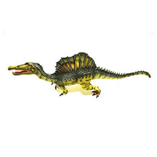 Load image into Gallery viewer, Spinosaurus Toy Figure - 18 Realistic Sculpting - Hand Painted - Jurassic Toy with Fine Details with Colored Spines and Fierce Eyes, Teeth and Scales - Predatory Cretaceous Period Dinosaurs Toys
