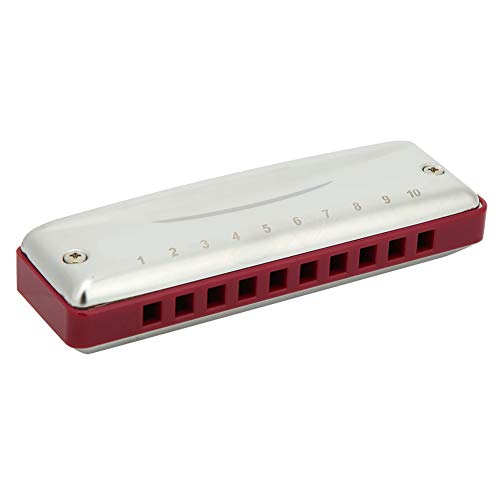 Blues Harmonica Easy To Carry And Store For Harmonica Gift For Professionals And Beginners(red)