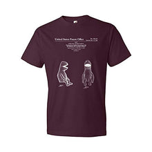 Load image into Gallery viewer, Wilkins Puppet T-Shirt, Puppeteer Gift, Puppet Design, Puppet Apparel Maroon (Medium)
