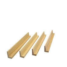Load image into Gallery viewer, Yuanhe Wooden Domino Trays Set of 4,Wood Domino Racks, Domino Holders for Domino Tiles, Mexican Train, Mahjong, Chicken Foot and Other Domino Games
