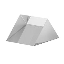 Load image into Gallery viewer, Triangular Prism K9 Optical Glass Rainbow Effect Triangular Prism for Teaching Tool Gift for Teaching Light Spectrum Physics and Photo Photography Prism(20 * 20 * 20)
