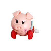 Wind Up Pig Toys Classroom Goody Bag Fillers Birthday Present for Kids (Random Color)