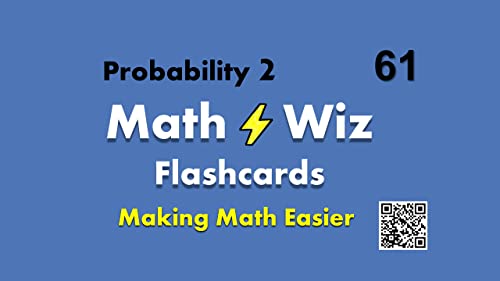 Math Wiz Flashcards Deck 61 Probability 2