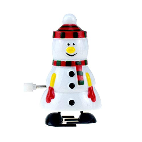 JIDOANCK Winder Toys Gift for Xmas, Walking Santa Claus Elk Penguin Snowman Clockwork Toy Home Decor Gift for Christmas B