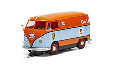 Load image into Gallery viewer, Scalextric Volkswagen Panel Van Gulf Livery 1:32 Slot Race Car C4060
