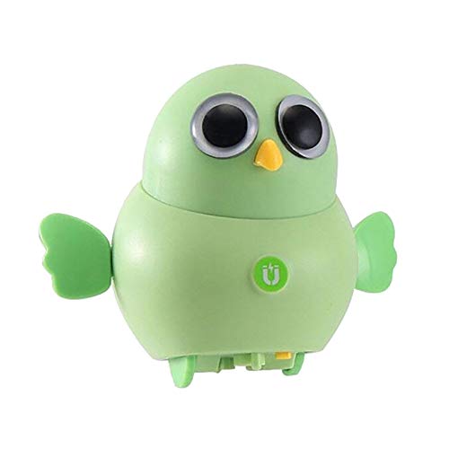 Easter Cute Magnetic Walking Chick for Kids,Electric Swinging Team Chicken Duck Owl Toy Children Accompany Doll Toys Birthday Gift, Party Favors, Carnival Prizes (Green)
