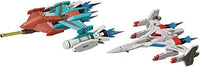 FREEing Galaxian/Galaga: Galaxian Galaxip GFX-D001a & Galaga Fighter GFX-D002f Figma Action Figure Set, Multicolor