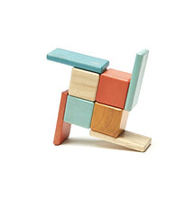 Load image into Gallery viewer, 8 Piece Tegu Pocket Pouch Magnetic Wooden Block Set, Sunset
