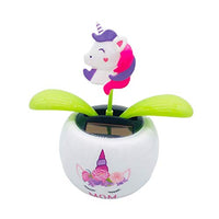 maojin Solar Dancing Flower,Solar Swinging Figures Solar Powered Dancing Flower Toy Gift for Car Interior Decoration,Bobblehead Solar Dancing Flowers in Colorful Pots