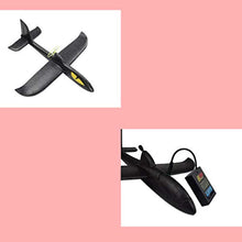 Load image into Gallery viewer, NUOBESTY Foam Plane Airplane Flying Aircraft Glider Manual Throwing Inertial Plane Model Outdoor Sport Toy for Kids Birthday Gifts Black
