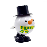 JIDOANCK Winder Toys Gift for Xmas, Walking Santa Claus Elk Penguin Snowman Clockwork Toy Home Decor Gift for Christmas I