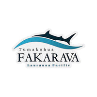 Fakarava Tumakohua Shark Vinyl Sticker, Lauranna Pacific, Permanent Adhesive Sticker of Tumakohua The South Pass of Fakarava (3