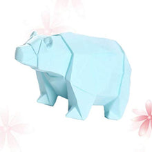 Load image into Gallery viewer, IMIKEYA Piggy Bank Polar Blue Bear Figure White Animal Coin Bank Resin Desktop Ornament for Storing Money Coins Desk Animal Ornaments for Kids Home Table Decorations
