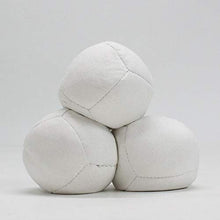 Load image into Gallery viewer, Zeekio Thud Juggling Ball Set - Lightweight 90g Beanbag Ball - Super Soft - Set of Three (3) (White)
