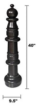 Load image into Gallery viewer, MegaChess Individual Plastic Chess Piece - Pawn - 40 Inches Tall - Black - Not Intended for Home Decor
