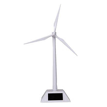 Load image into Gallery viewer, Anniston Kids Toys, DIY Solar Power Rotating Base Windmill Wind Turbine Model Desktop Science Toy DIY Toys for Children Toddlers Boys Girls, White
