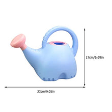 Load image into Gallery viewer, DOITOOL 2pcs Novelty Watering Pot Kids Watering Can Toy Elephant Animal Shaped Garden Watering Can for Kids Children Toddlers with Shower Head 1. 5L
