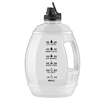Gallon Water Bottle Fitness Workout Drink Large Capacity 1 Gallon/3.78L Large Water Bottle Durable & Leakproof Sport