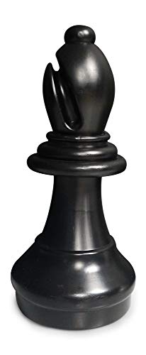 MegaChess Individual Chess Piece - Bishop - 12.5 Inches Tall - Black