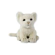 Load image into Gallery viewer, Set of 4 Handcrafted White Lion Cub Stuffed Animals 6.6&quot;
