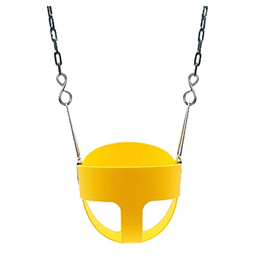 Swings Set Children's Children's Indoor and Outdoor Removable Chair Early Education Training Equipment Children's Toy (Color : Yellow, Size : C)