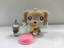 Load image into Gallery viewer, Littlest Pet Shop LPS Cocker Spaniel Dog Toy Blue Eye with 4pcs Accessories
