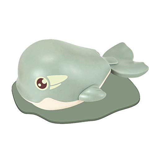 Toyvian Baby Bath Toys Wind up Whale Animal Figure Clockwork Fun Educational Bath Toy Pool Bath Time for Kids Toddler Party Favors Green