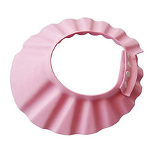 Load image into Gallery viewer, Baby Shower Cap Adjustable Shield Waterproof Ear Eye Protection
