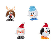 Load image into Gallery viewer, Set of 4 Wind up 7cm Christmas Character Toys
